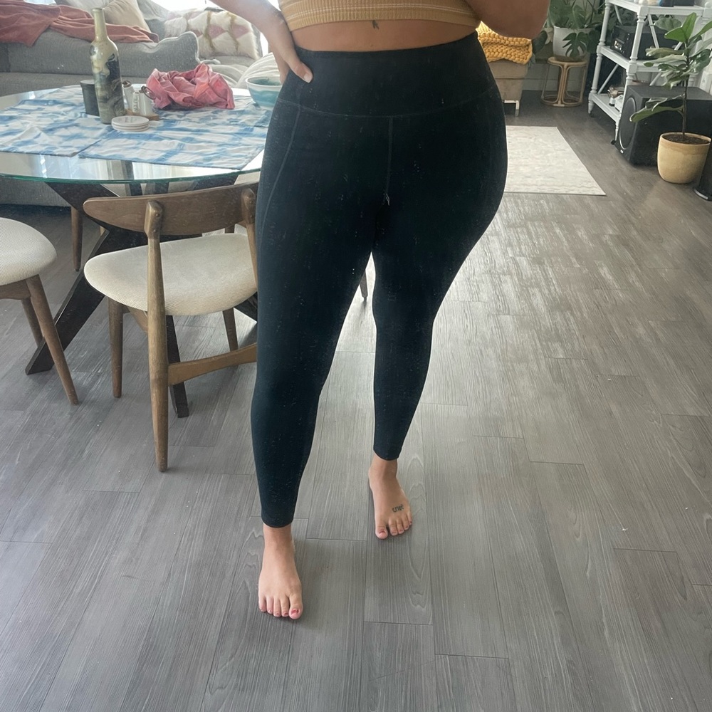 Girlfriend collective black compressive high rise legging